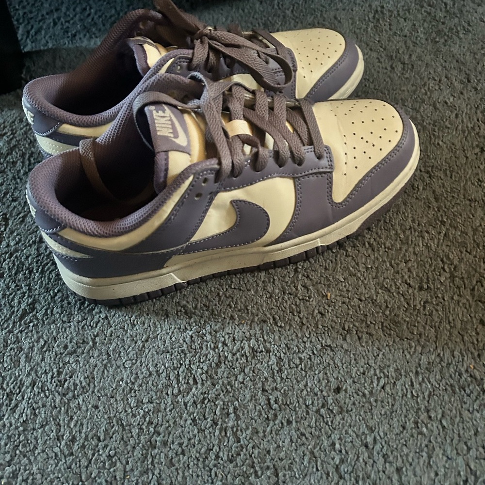 Nike Lavender and Cream Low-Top Sneakers